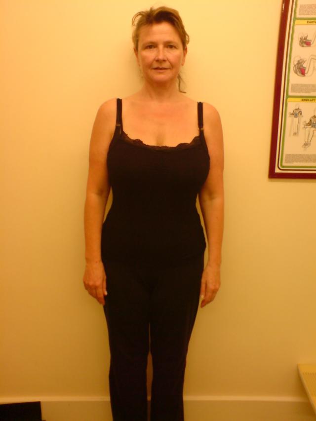 Lee 6 weeks after she started and 14lbs of fat gone! Amazing woman