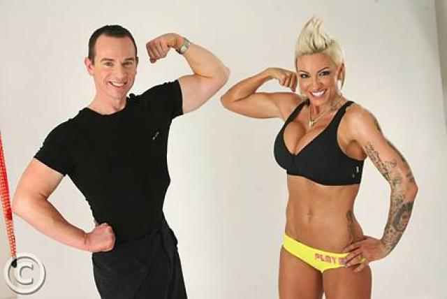 image shows: Jodie Marsh and Tim Sharp 2009