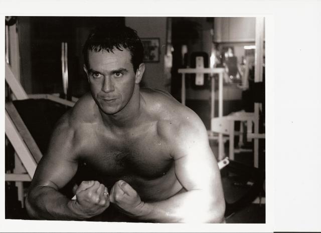 image shows: Personal Trainer Tim Sharp 1996