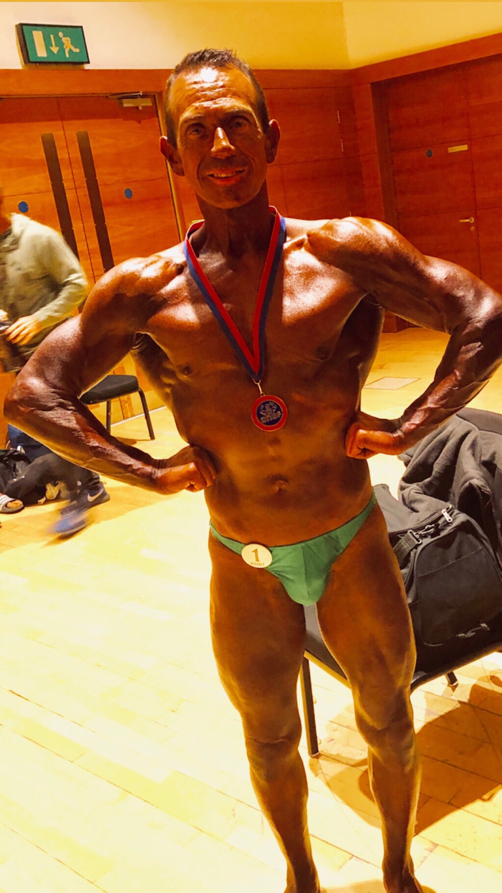 image shows: Tim Sharp Places 10th Over 50 in the 2019 BNBF British