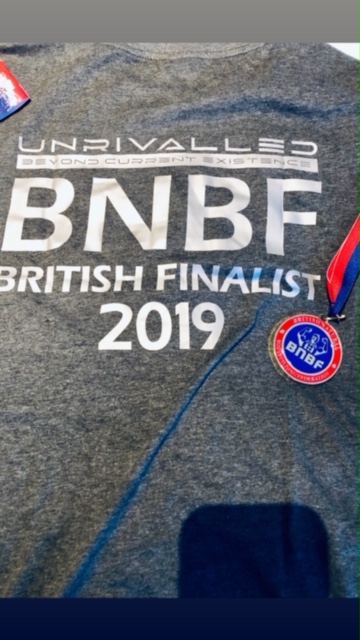 image shows: Tim Sharp Places 10th Over 50 in the 2019 BNBF British