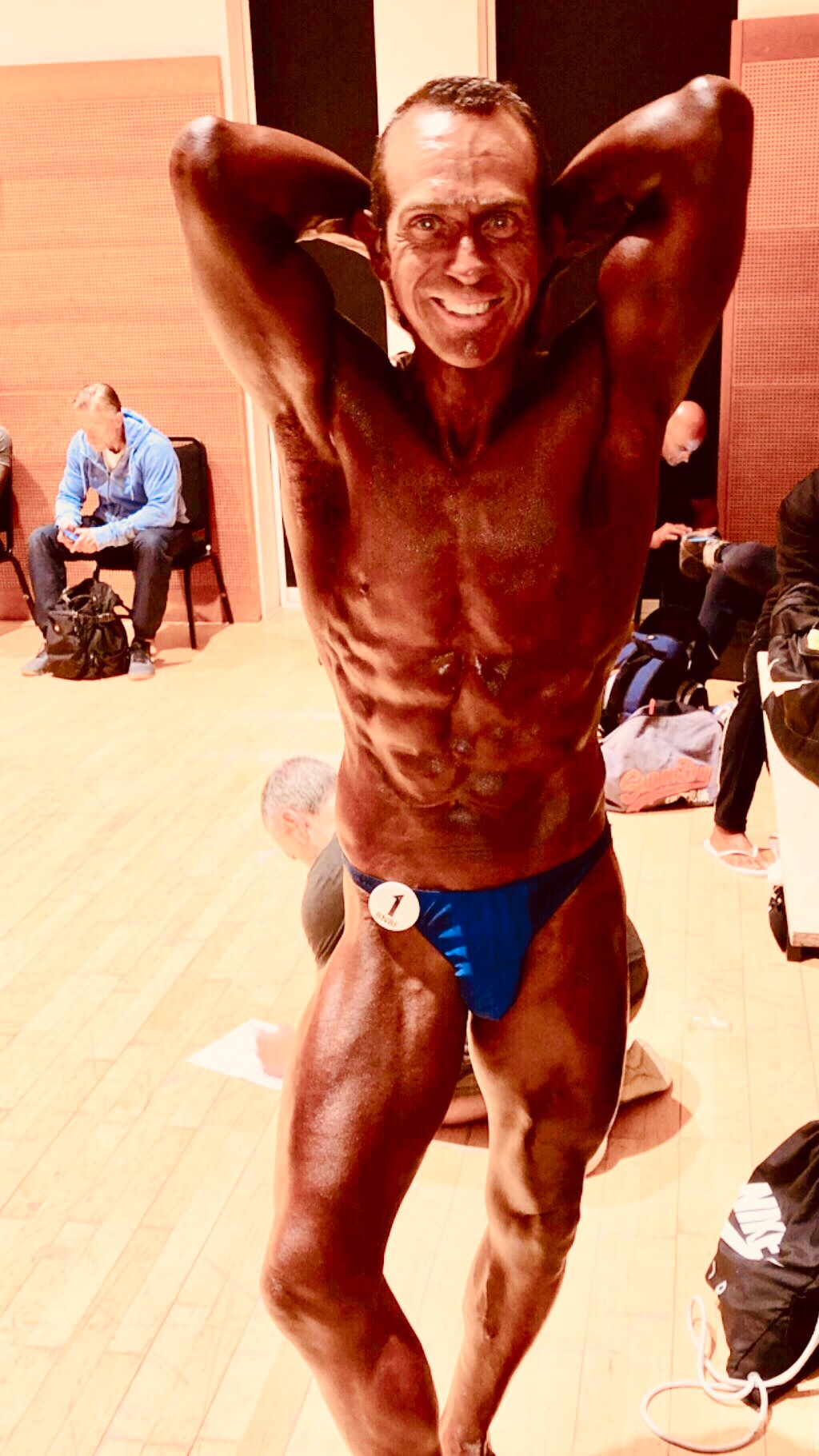 image shows: Tim Sharp Places 10th Over 50 in the 2019 BNBF British