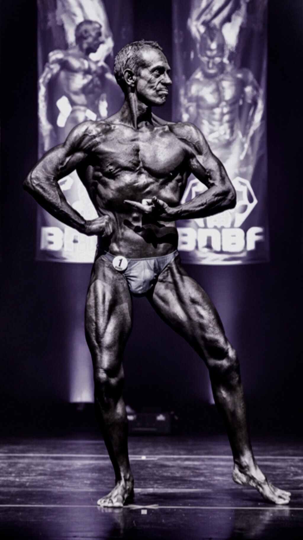 An image of Tim Sharp Places 10th Over 50 in the 2019 BNBF British goes here.