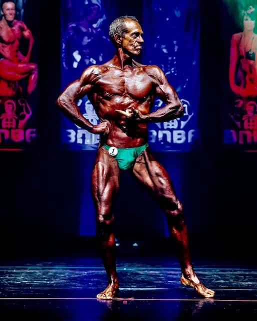 image shows: Tim Sharp Places 10th Over 50 in the 2019 BNBF British