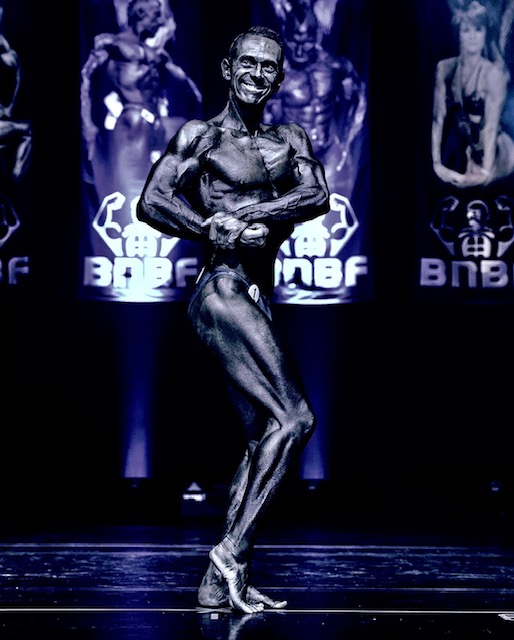 image shows: Tim Sharp Places 10th Over 50 in the 2019 BNBF British