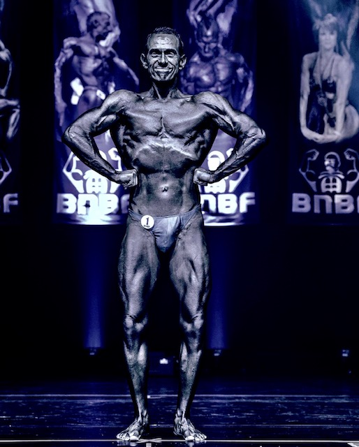 image shows: Tim Sharp Places 10th Over 50 in the 2019 BNBF British