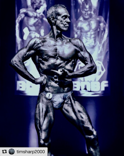 Tim Sharp Places 10th Over 50 in the 2019 BNBF BritishImage with link to high resolution version