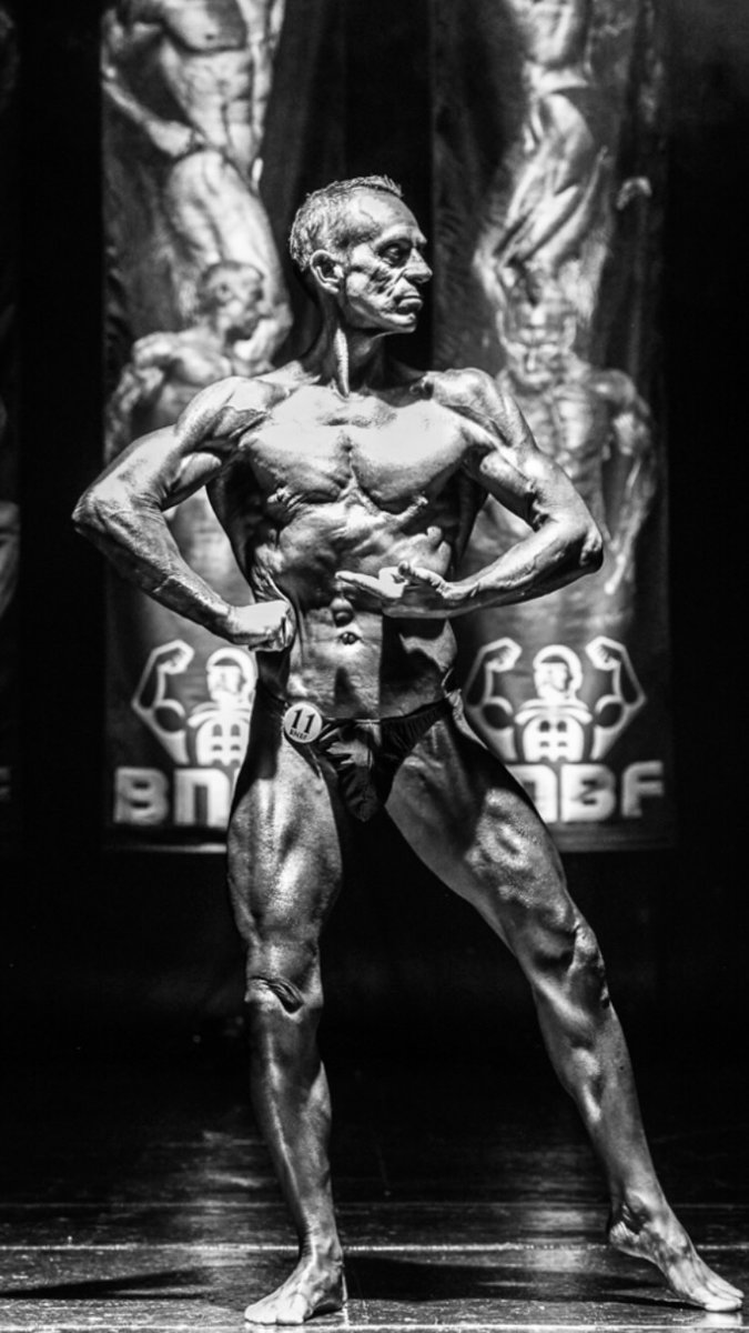 image shows: Tim posing at the 2019 BNBF Welsh