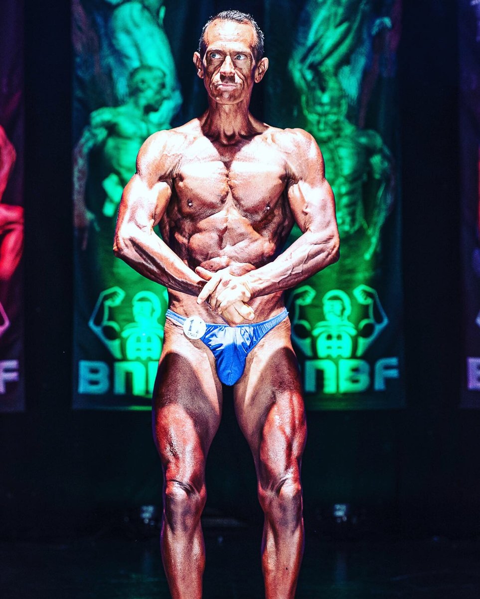 image shows: Tim posing at the 2019 BNBF Welsh