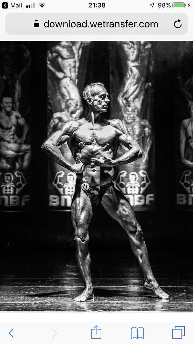 image shows: Tim posing at the 2019 BNBF Welsh