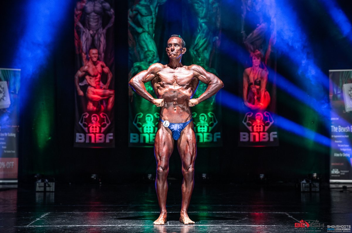 image shows: Tim posing at the 2019 BNBF Welsh