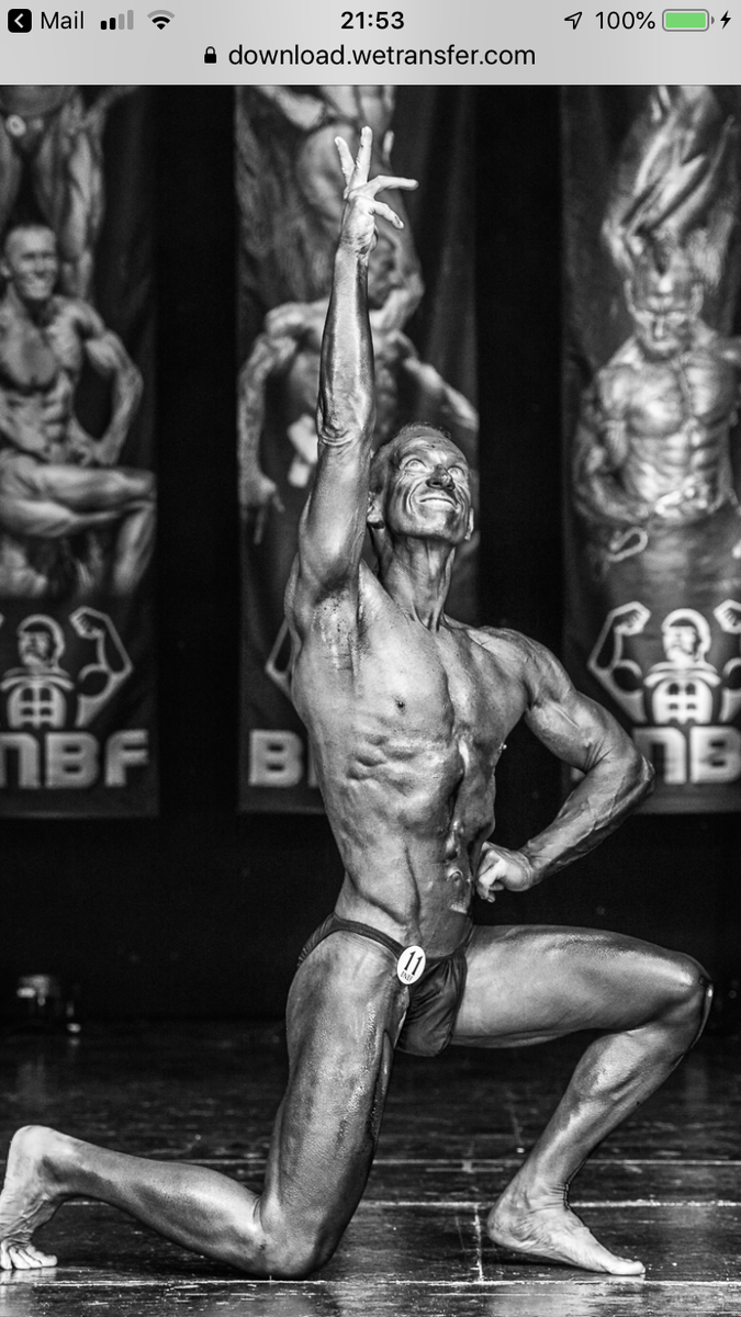 Tim posing at the 2019 BNBF WelshImage with link to high resolution version