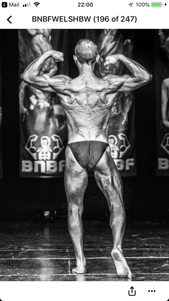 Tim posing at the 2019 BNBF WelshImage with link to high resolution version