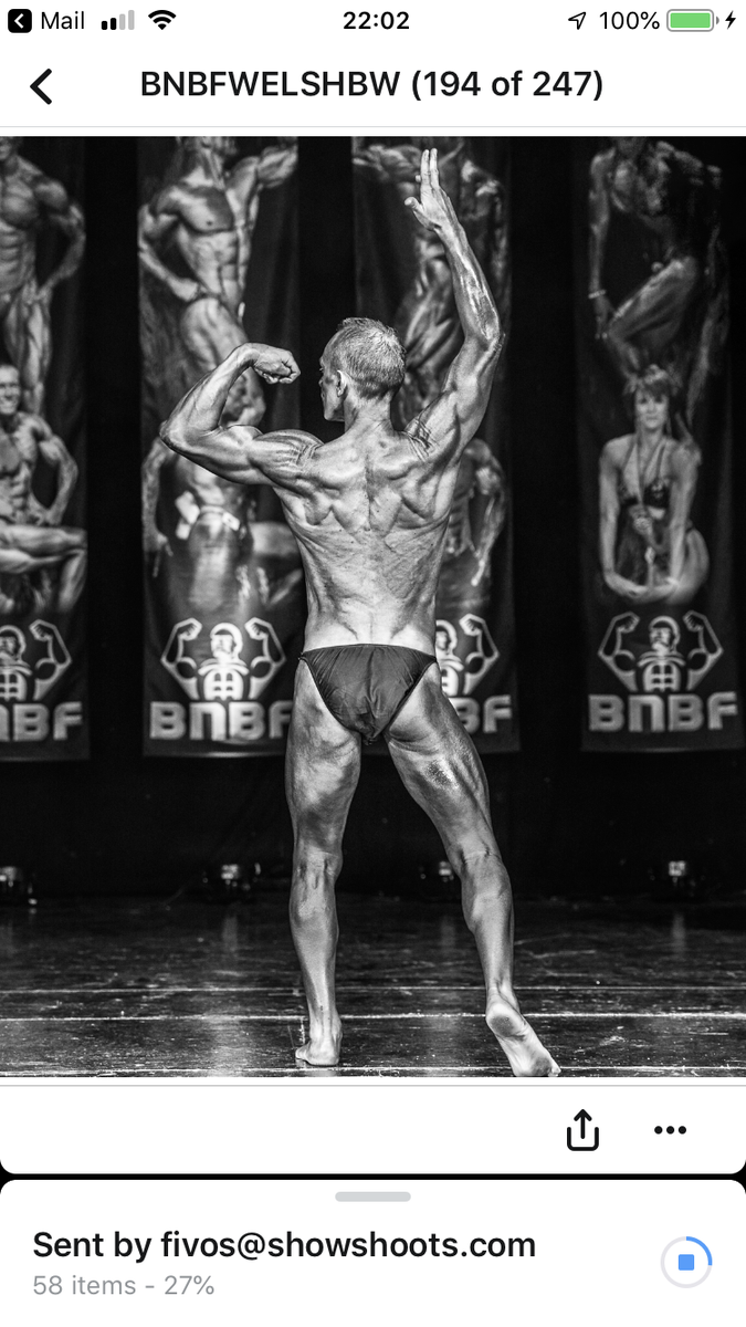 image shows: Tim posing at the 2019 BNBF Welsh