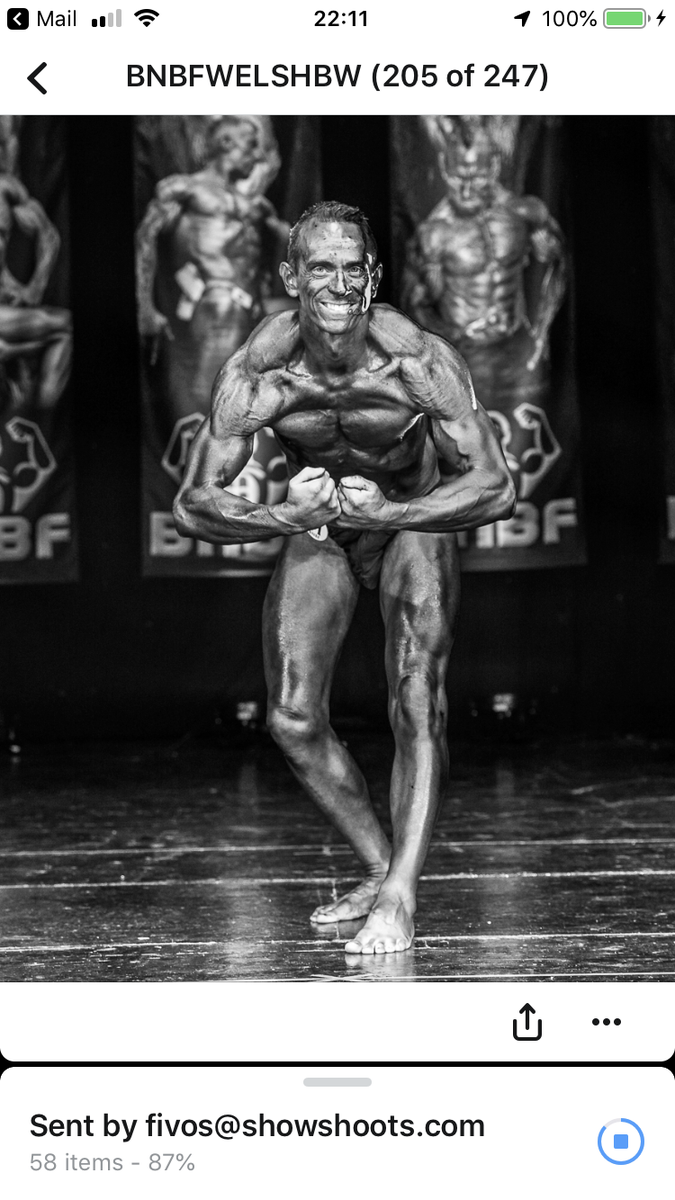 Tim posing at the 2019 BNBF WelshImage with link to high resolution version