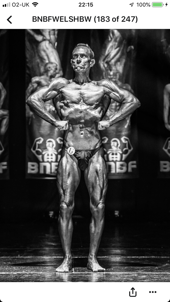 image shows: Tim posing at the 2019 BNBF Welsh