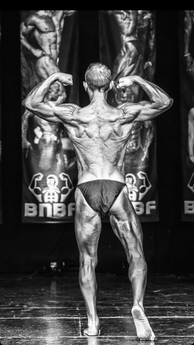 Tim posing at the 2019 BNBF WelshImage with link to high resolution version