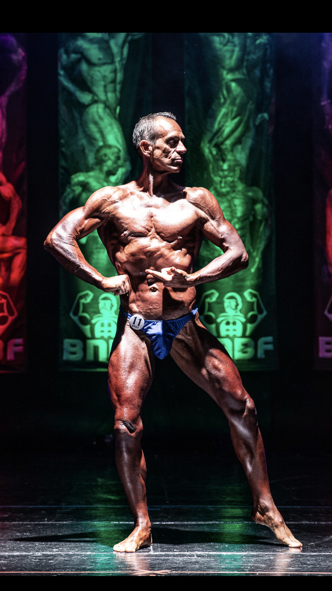 image shows: Tim posing at the 2019 BNBF Welsh