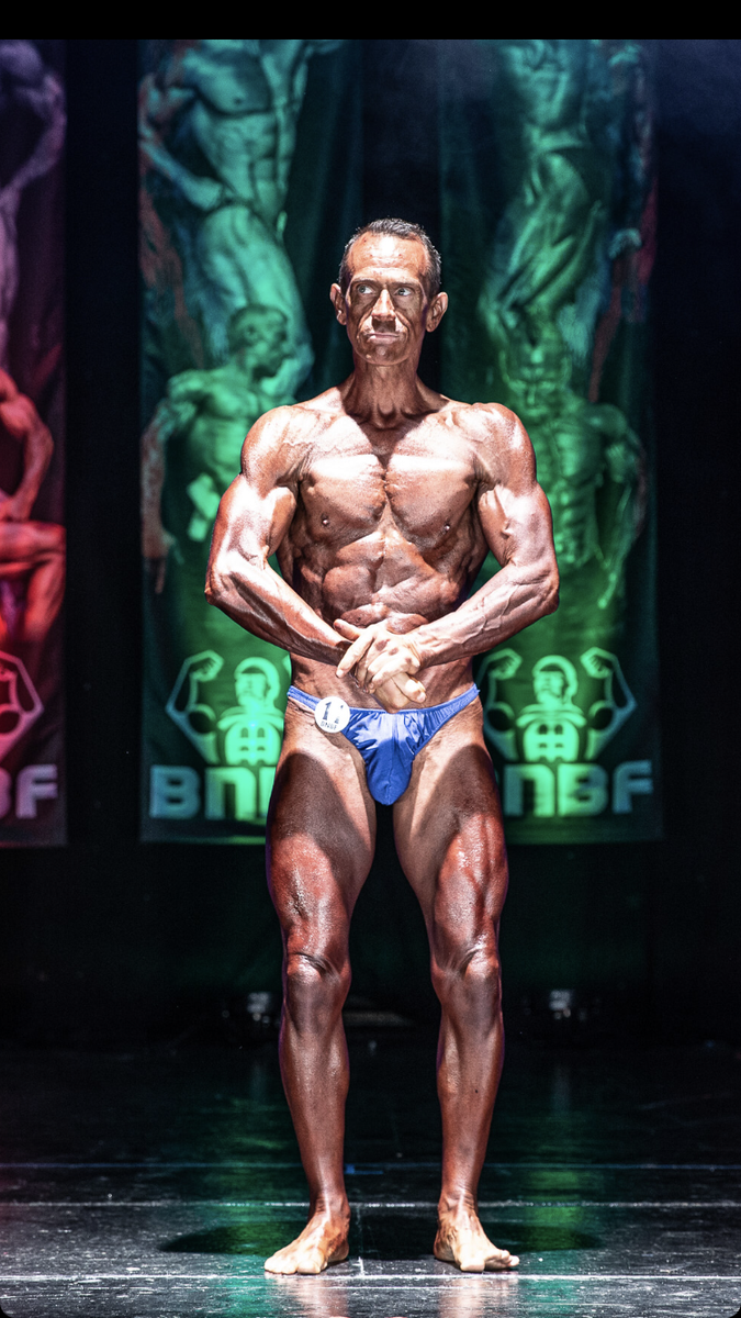 Tim posing at the 2019 BNBF WelshImage with link to high resolution version