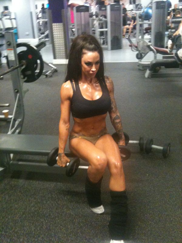 image shows: Jodie Marsh, Bodybuilder