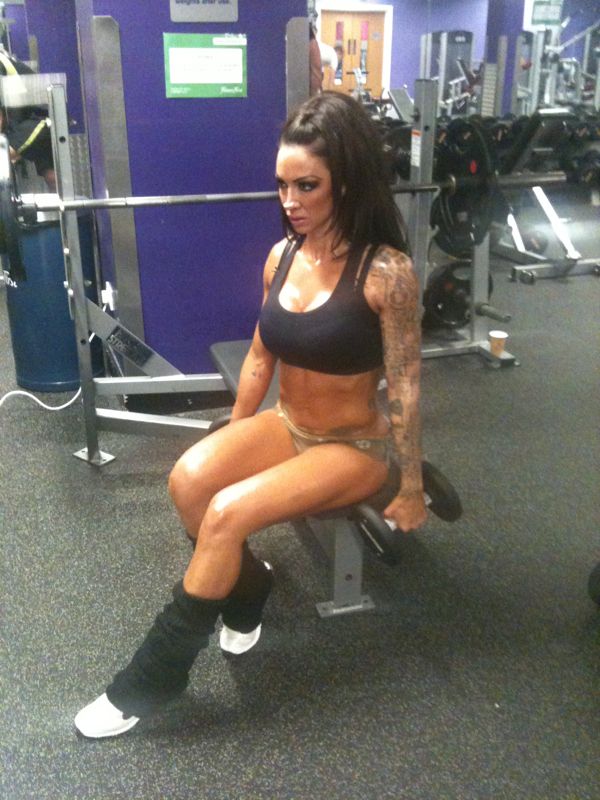 image shows: Jodie Marsh, Bodybuilder