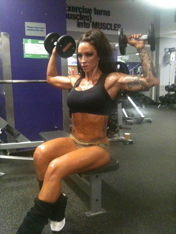 image shows: Jodie Marsh, Bodybuilder