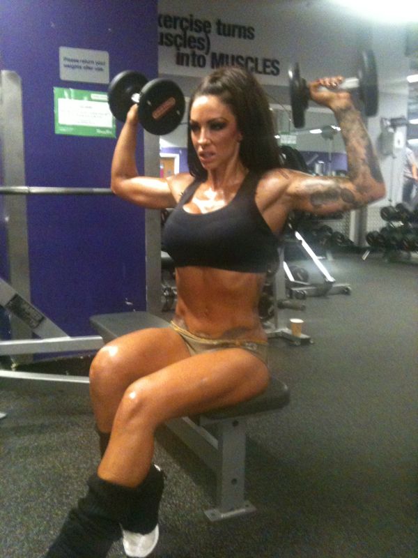 image shows: Jodie Marsh, Bodybuilder