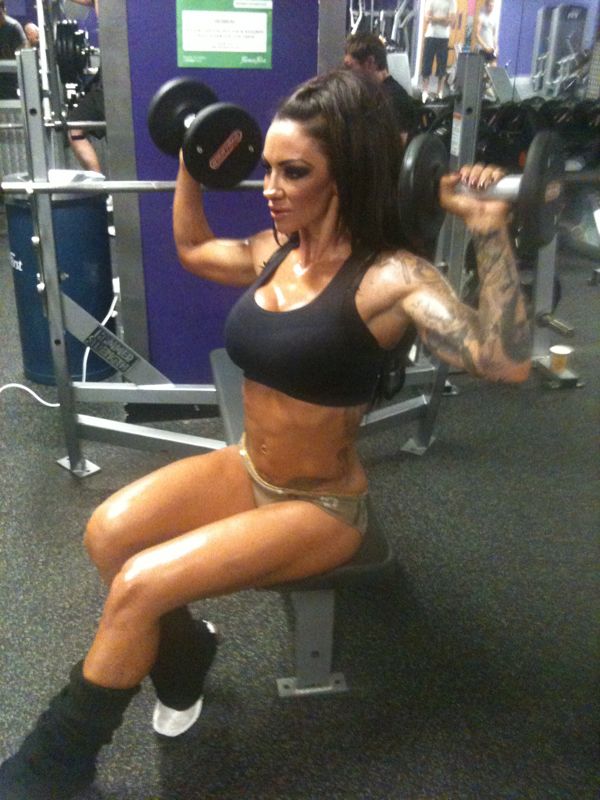 image shows: Jodie Marsh, Bodybuilder