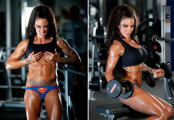 image shows: Jodie Marsh, Bodybuilder