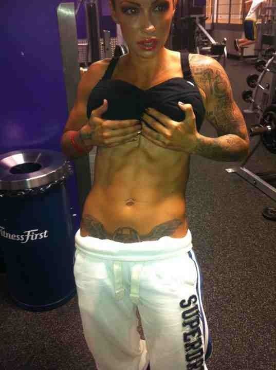 image shows: Jodie Marsh, Bodybuilder