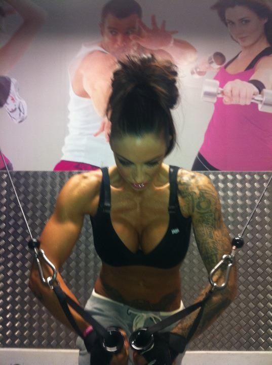 image shows: Jodie Marsh, Bodybuilder