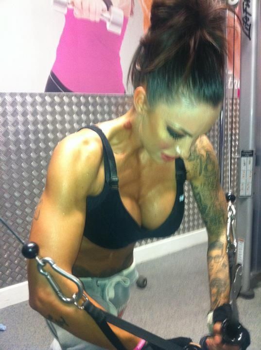 image shows: Jodie Marsh, Bodybuilder