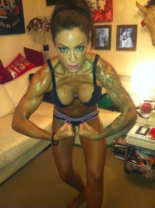 image shows: Jodie Marsh, Bodybuilder