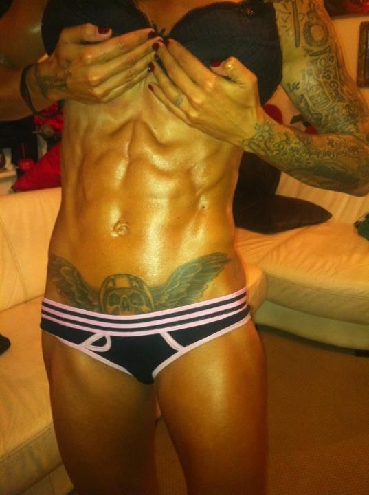 image shows: Jodie Marsh, Bodybuilder