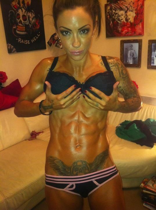 image shows: Jodie Marsh, Bodybuilder