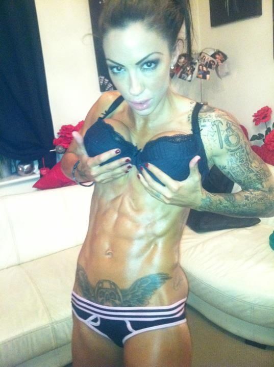 image shows: Jodie Marsh, Bodybuilder