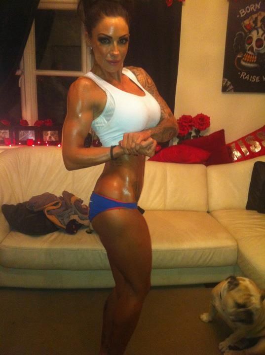 image shows: Jodie Marsh, Bodybuilder