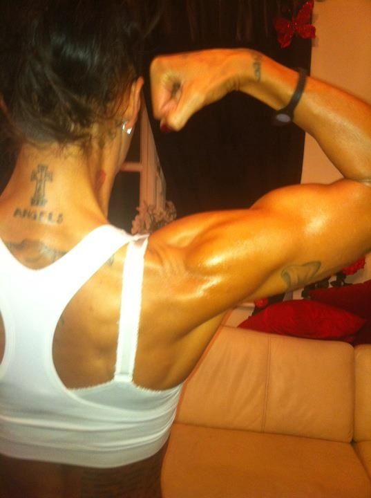 image shows: Jodie Marsh, Bodybuilder