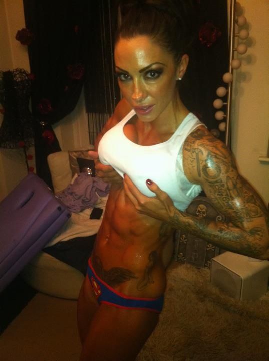 image shows: Jodie Marsh, Bodybuilder