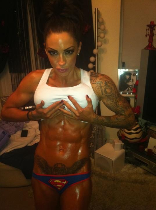 image shows: Jodie Marsh, Bodybuilder