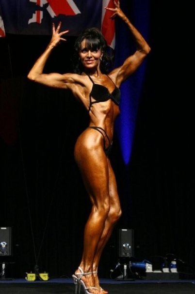 image shows: Debbie Francis Figure Athlete