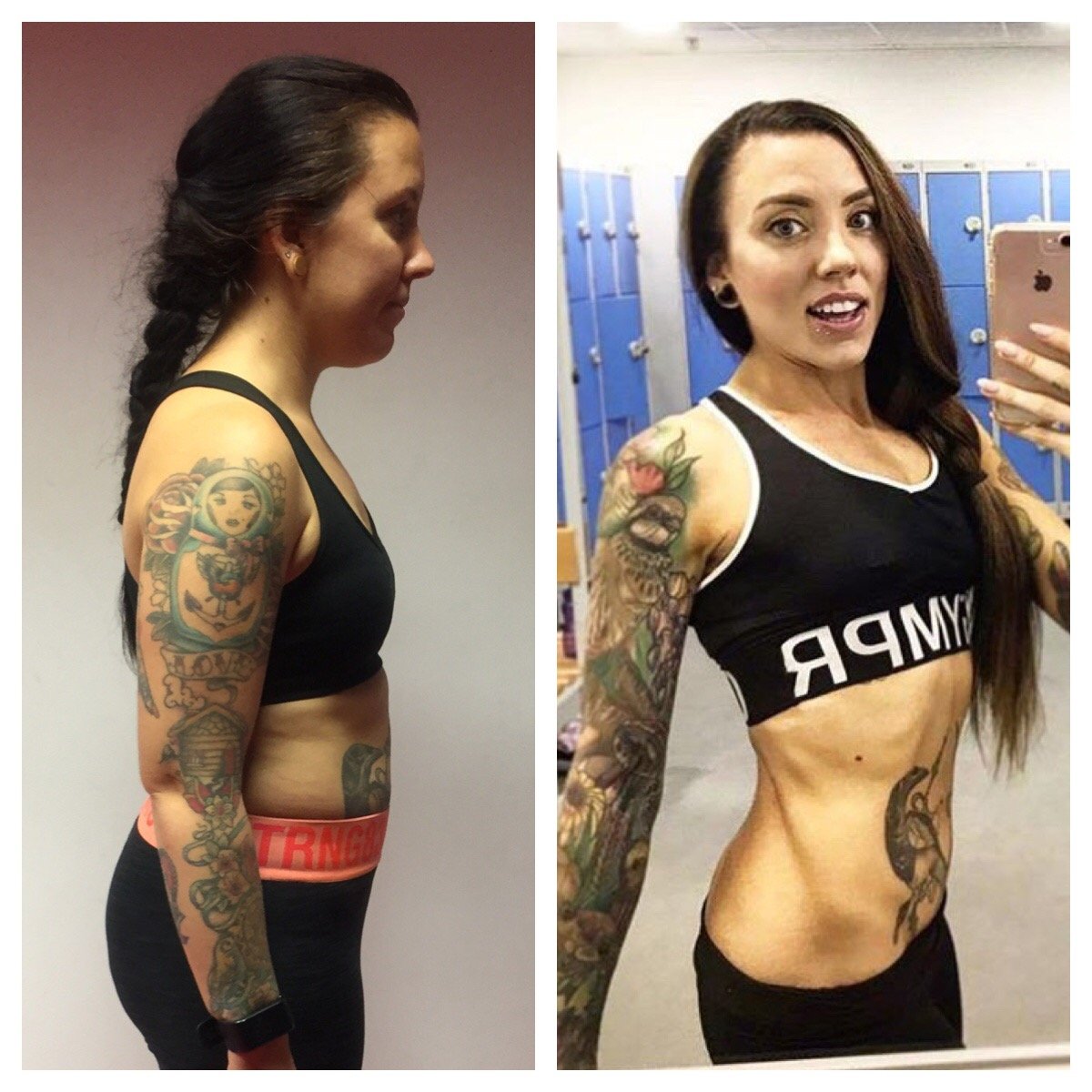 Image of This female bodybuilder from Brentwood, Essex achieved a fantastic transformation in just ten months