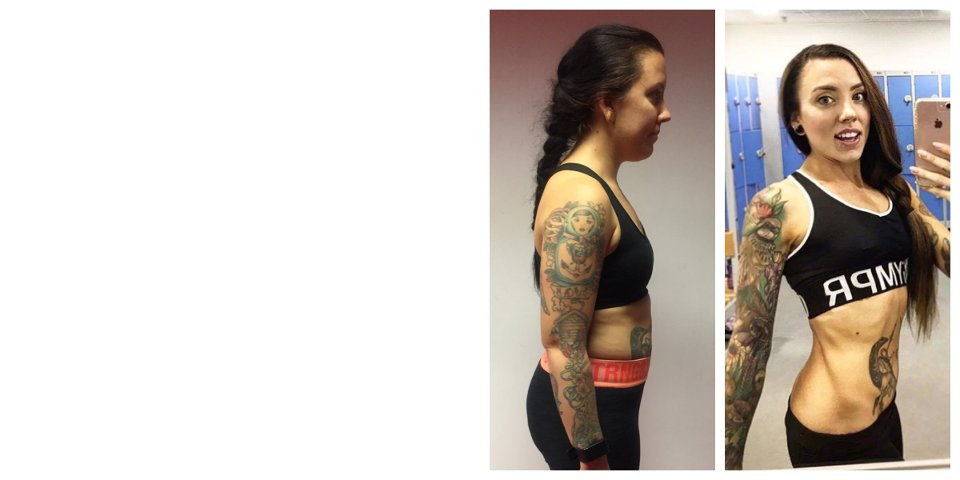 image shows: This female bodybuilder from Brentwood, Essex achieved a fantastic transformation in just ten months