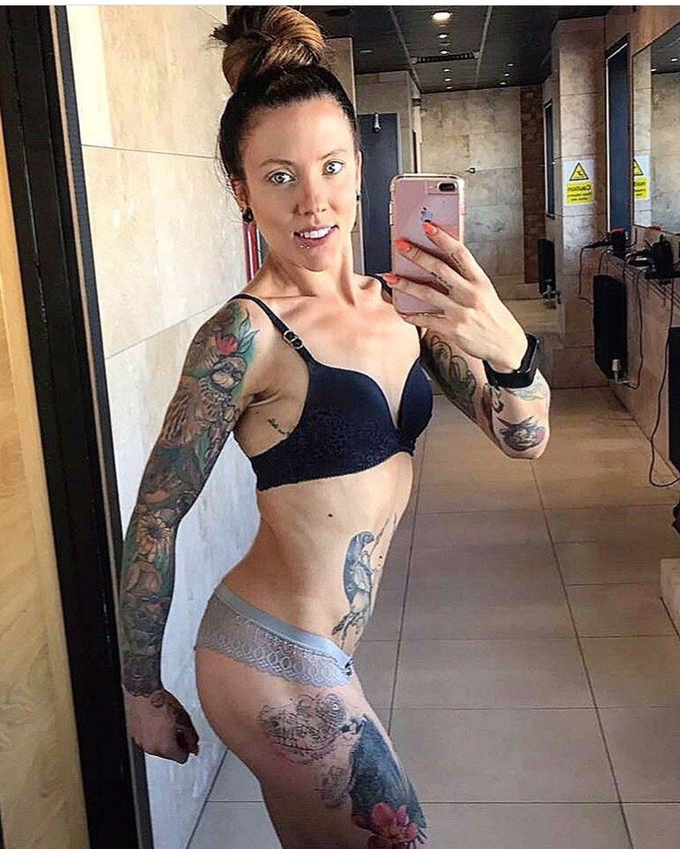 image shows: This female bodybuilder from Brentwood, Essex achieved a fantastic transformation in just ten months