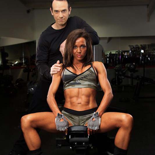 Image link to page describing Rachel Turner and Tim Sharp - Ladies Fitness Model Personal Training in Essex at Sharpbodies in Brentwood, Maldon and Witham Essex. Sharpbodies can help you achieve your goals fast. Personal Trainer Tim Sharp has over 30 years experience as a Trainer and has trained over 3000 clients.