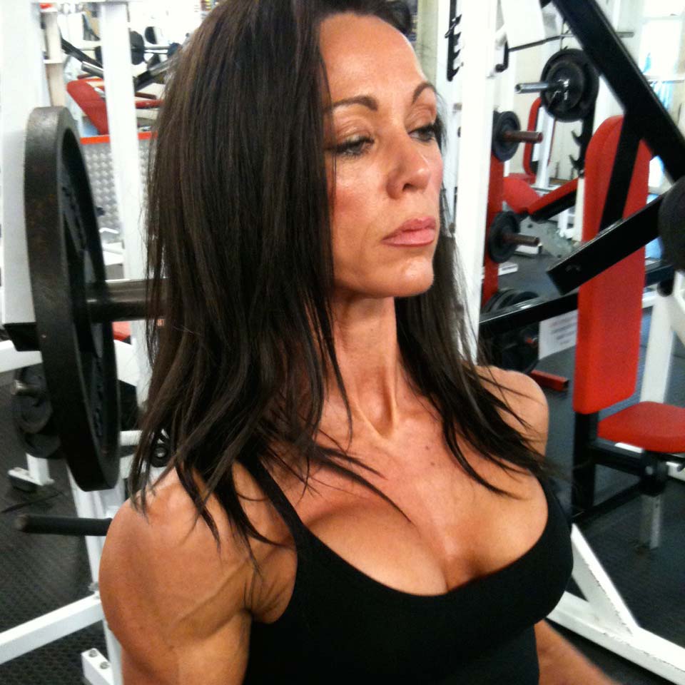 Image link to page describing Rachel in the Gym -  Celebrity Personal Trainer Tim Sharp can transform your body in weeks. Our Transformation Packages are designed by TV Presenter and Bodybuilding Champion Tim Sharp. Tim has over 30 years experience and has trained over 10,000 clients. Tim Sharp is a World Class Trainer whoâ€™s Television Fitness shows have been shown in world wide.