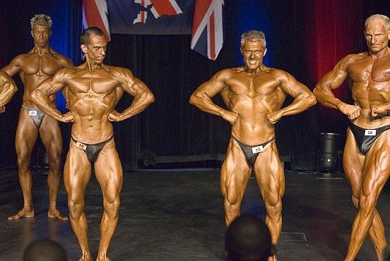 image shows: Personal Trainer Tim Sharp 2007 BNBF British Championships Masters Class 4th Place 