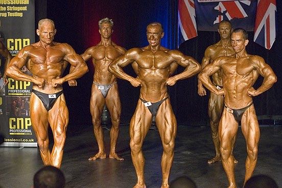 image shows: Tim Sharp 2007 BNBF British Championships Masters Class 4th Place 