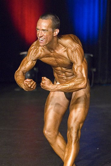 image shows: Personal Trainer Tim Sharp 2007 British Championships 