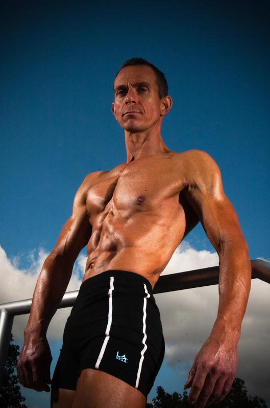 image shows: Personal Trainer Tim Sharp